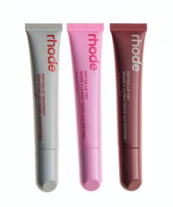 the peptide lip trio strawberry glaze, jelly bean, salty tan