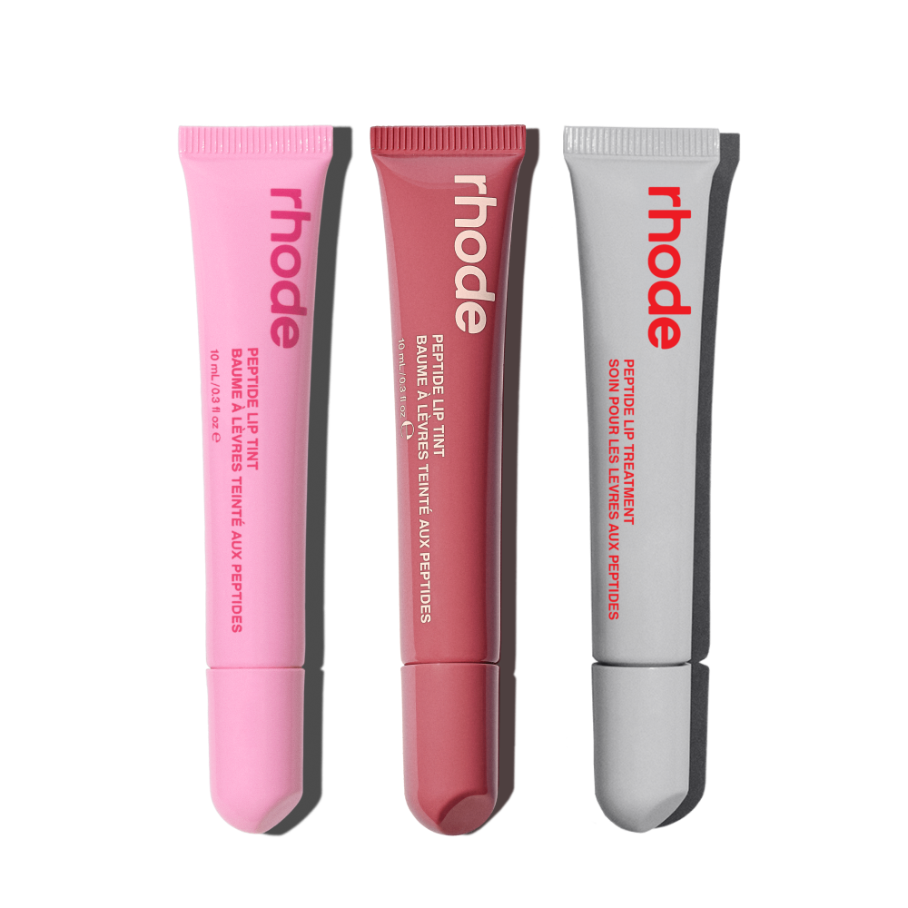 the peptide lip trio strawberry glaze, jelly bean, salty tan - Image 3